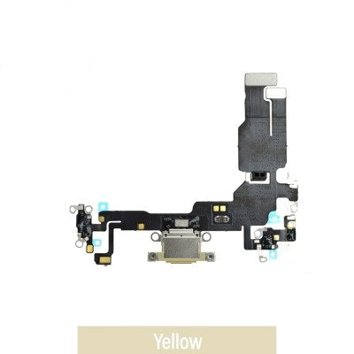 Red Charging Port for iPhone 15-Yellow Red Charging Port for iPhone 15-Yellow